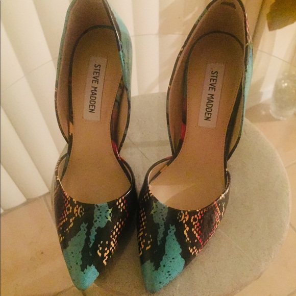 steve madden multicolor shoes